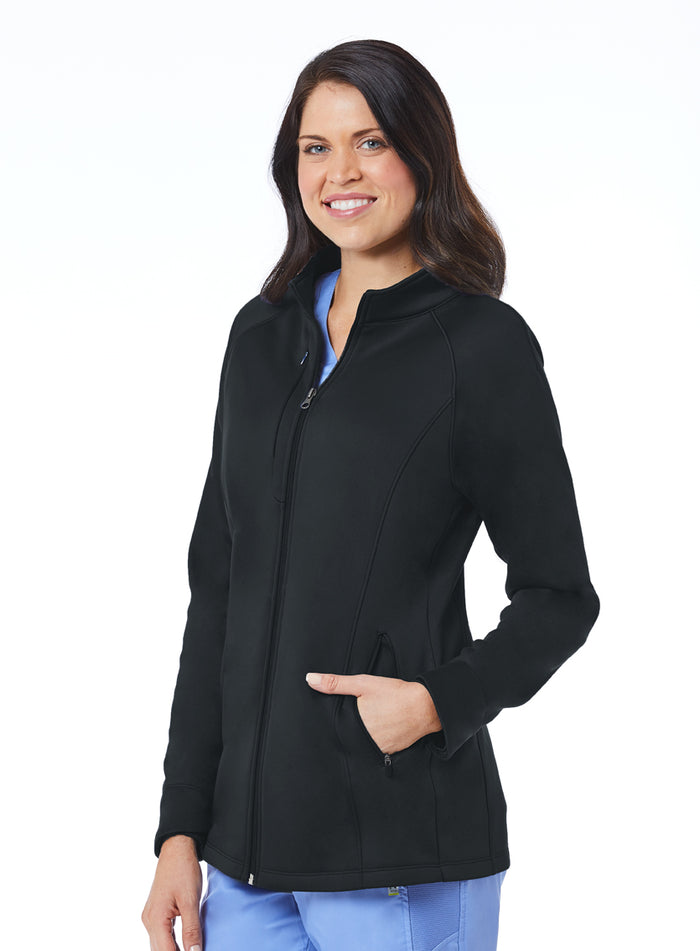 Blaze Women's Warm-up Bonded Fleece Jacket by Maevn