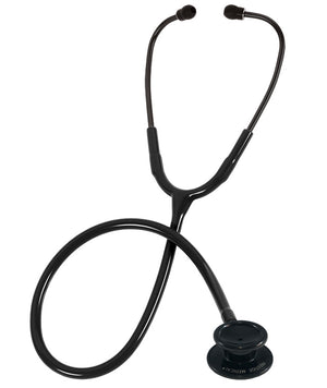 Dual Head Stethoscope | Clinical Stethoscope | Black with Stealth black finish