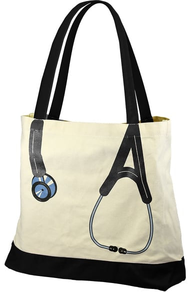 Canvas Stethoscope Tote Bag