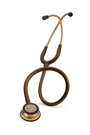 Chocolate Littmann Classic III Stethoscope | Copper headset and chestpiece