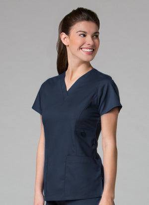 V-Neck Solid Scrub Top | Solid Scrub Top | iMed Clothing Company