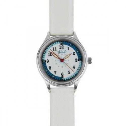 White Leather Band Watch