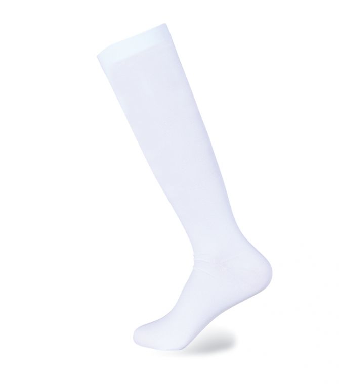 Classic White Compression Socks